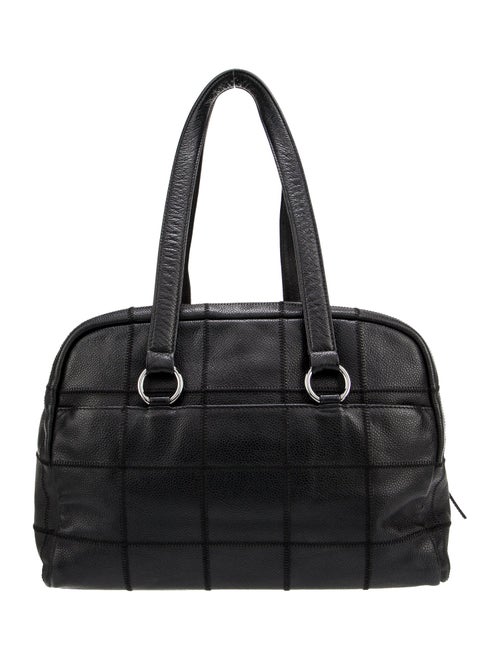 Chanel Square Quilt LAX Bowler Bag