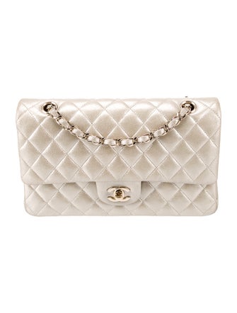 Chanel Medium Metallic Double Flap Bag