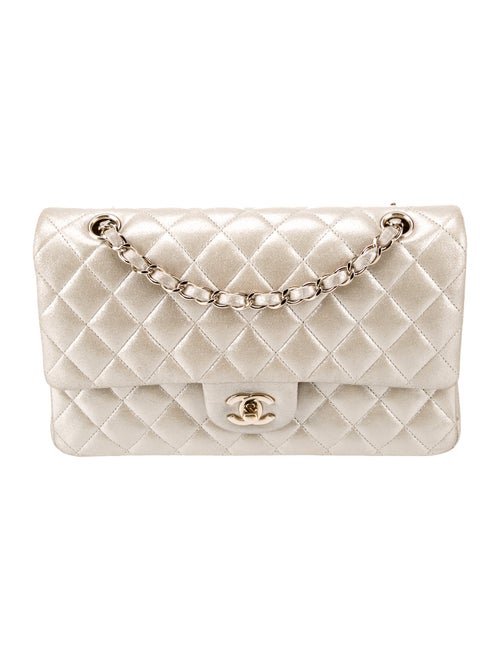 Chanel Medium Metallic Double Flap Bag