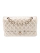 Chanel Medium Metallic Double Flap Bag