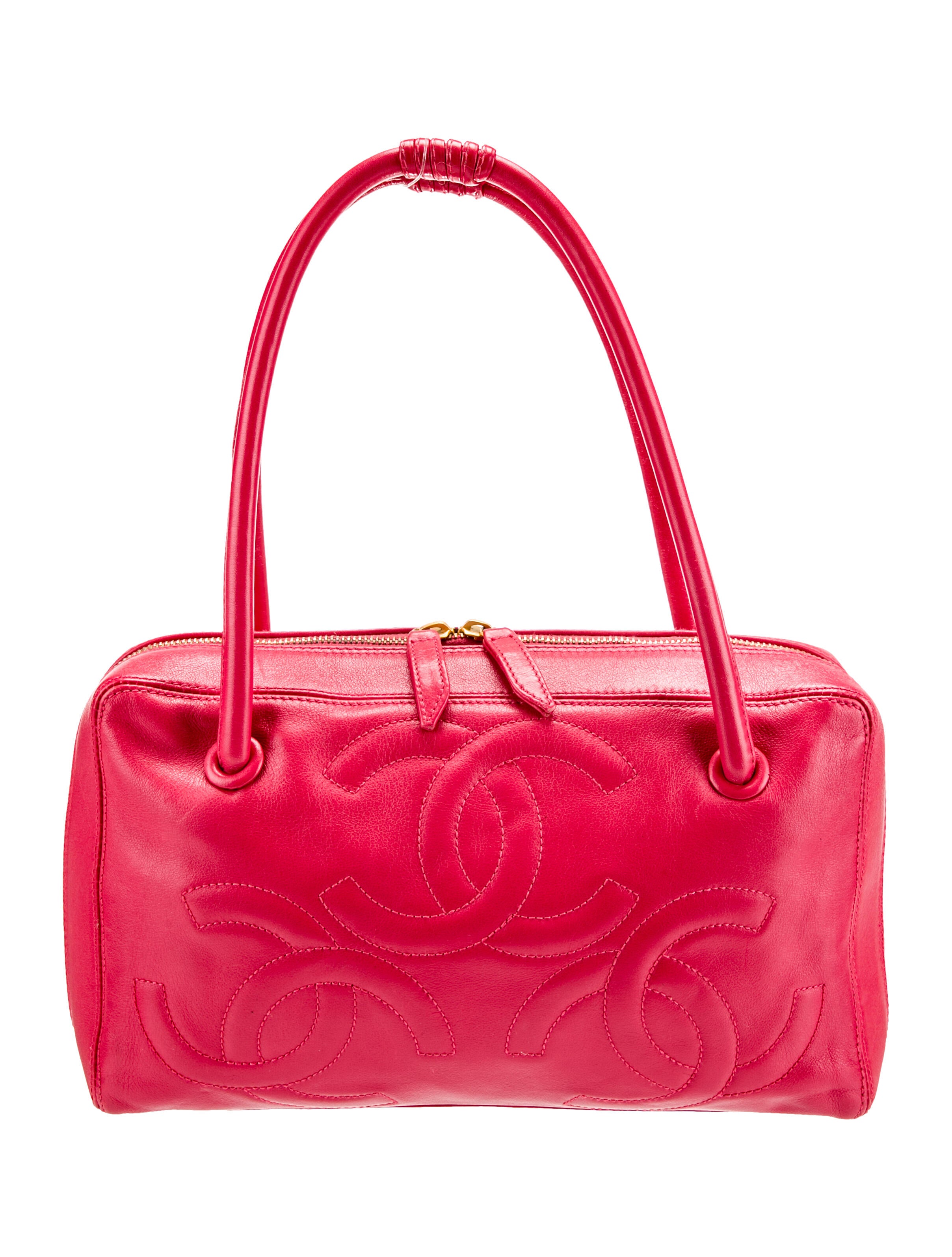 Chanel ParisBombay Embellished Galuchat Trim Small Boy Bag Black