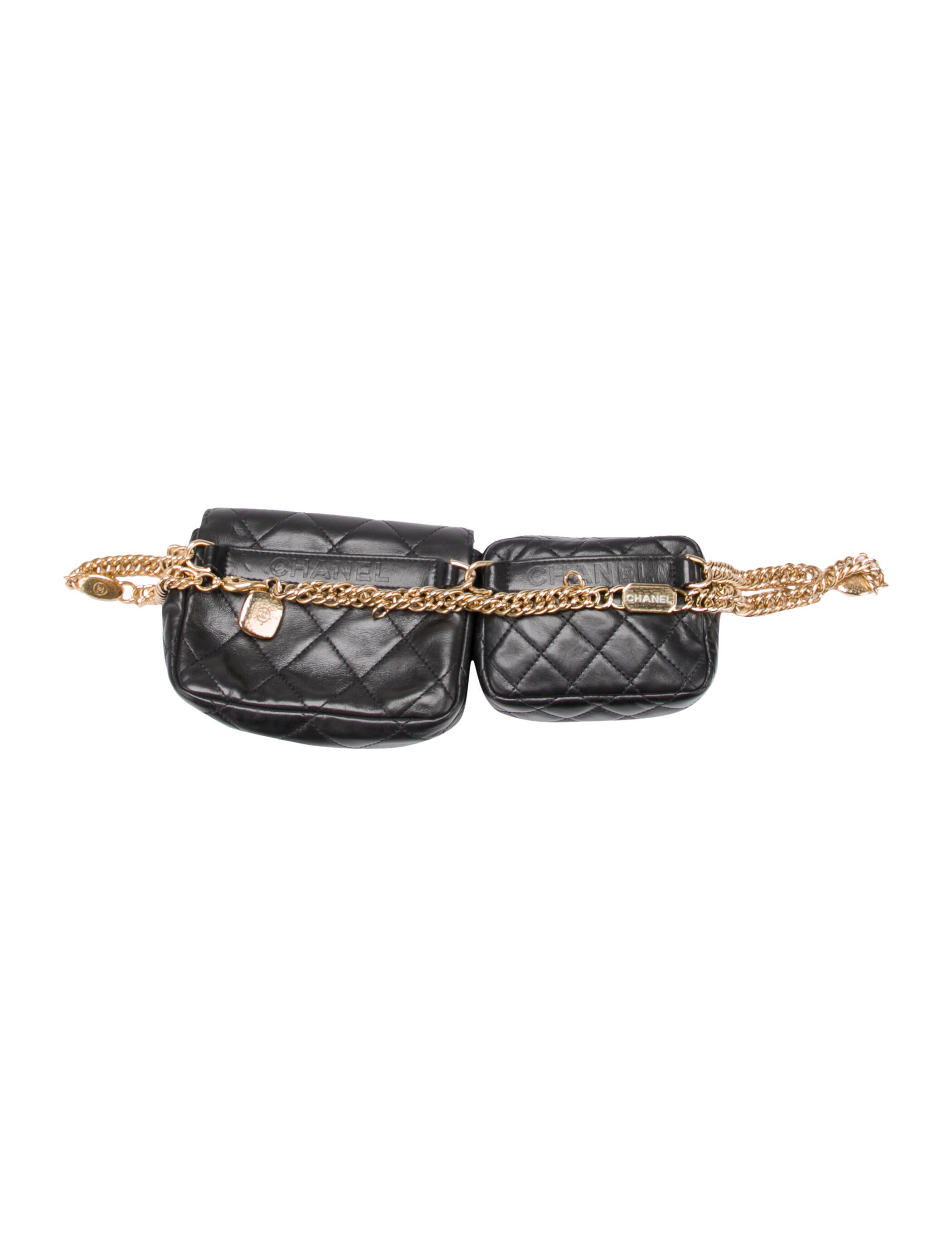 Chanel Quilted CC Waisted Bag Black Waist Bags, Handbags CHA979865