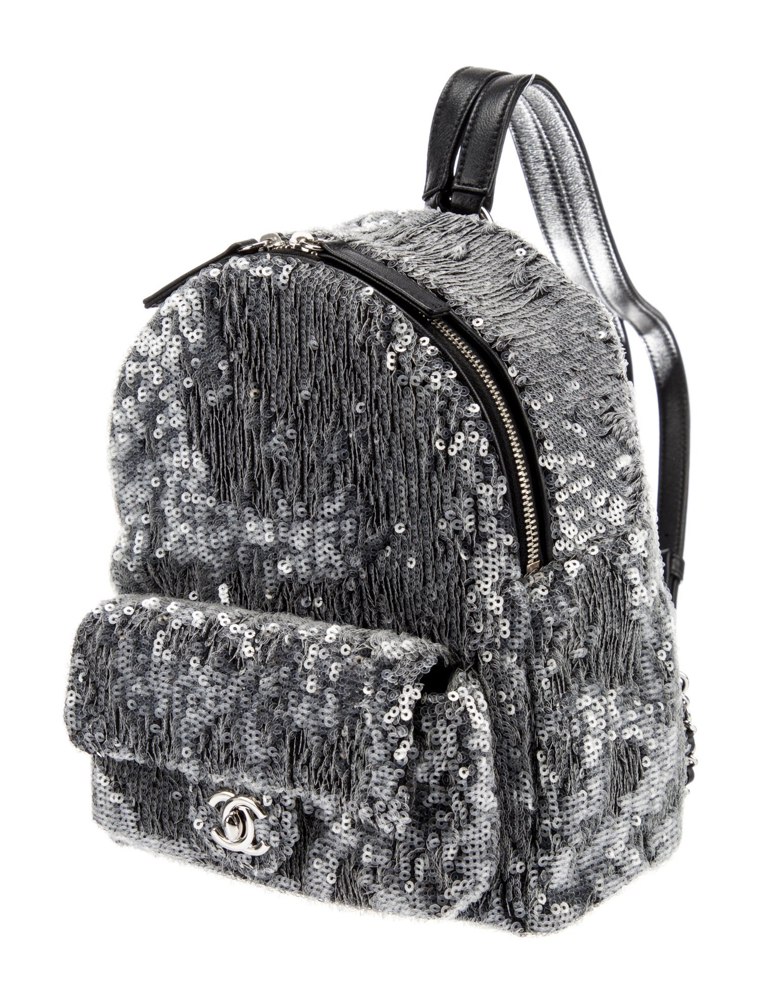 Chanel Small Sequin Waterfall Backpack