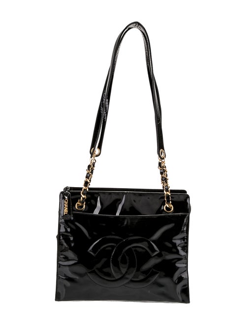 Chanel Patent Leather CC Tote