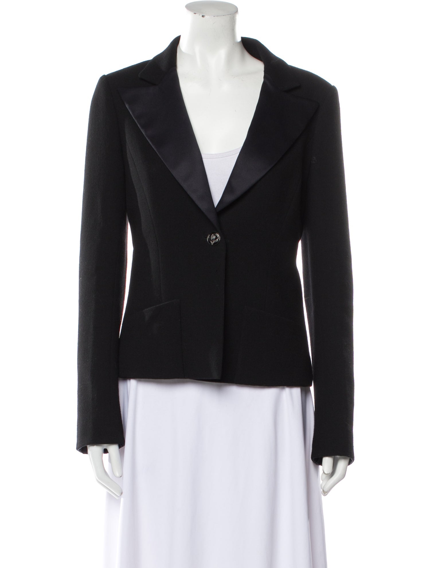 Chanel Vintage 2009 Blazer Blue Jackets, Clothing CHA1023418 The