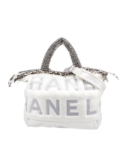 Chanel Large Tweed Doudoune Tote