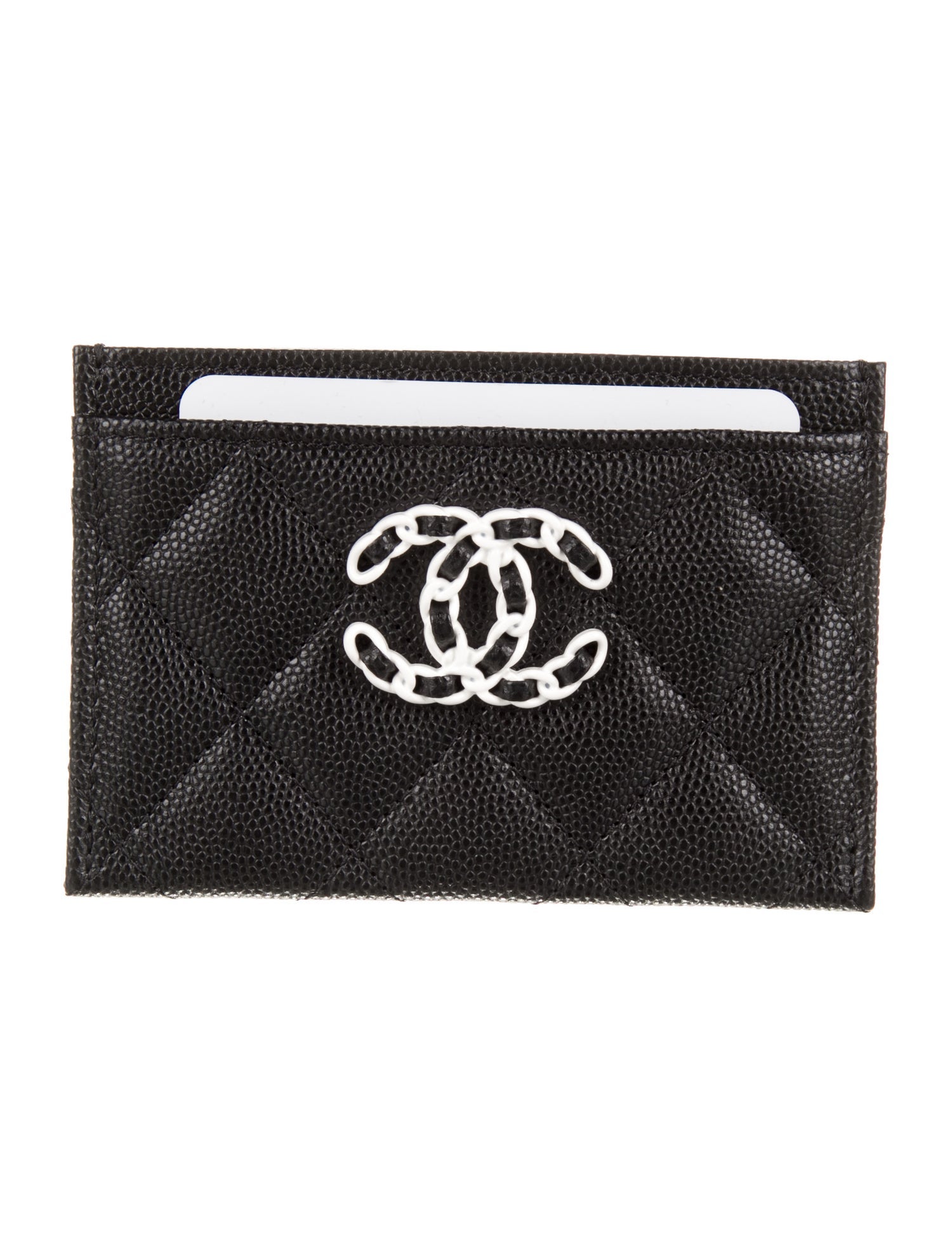 【 2024/25 秋冬 新作アイテム★】 CHANEL CLASSIC CARD HOLDER Classic card holder - Lambskin & gold-tone metal, black