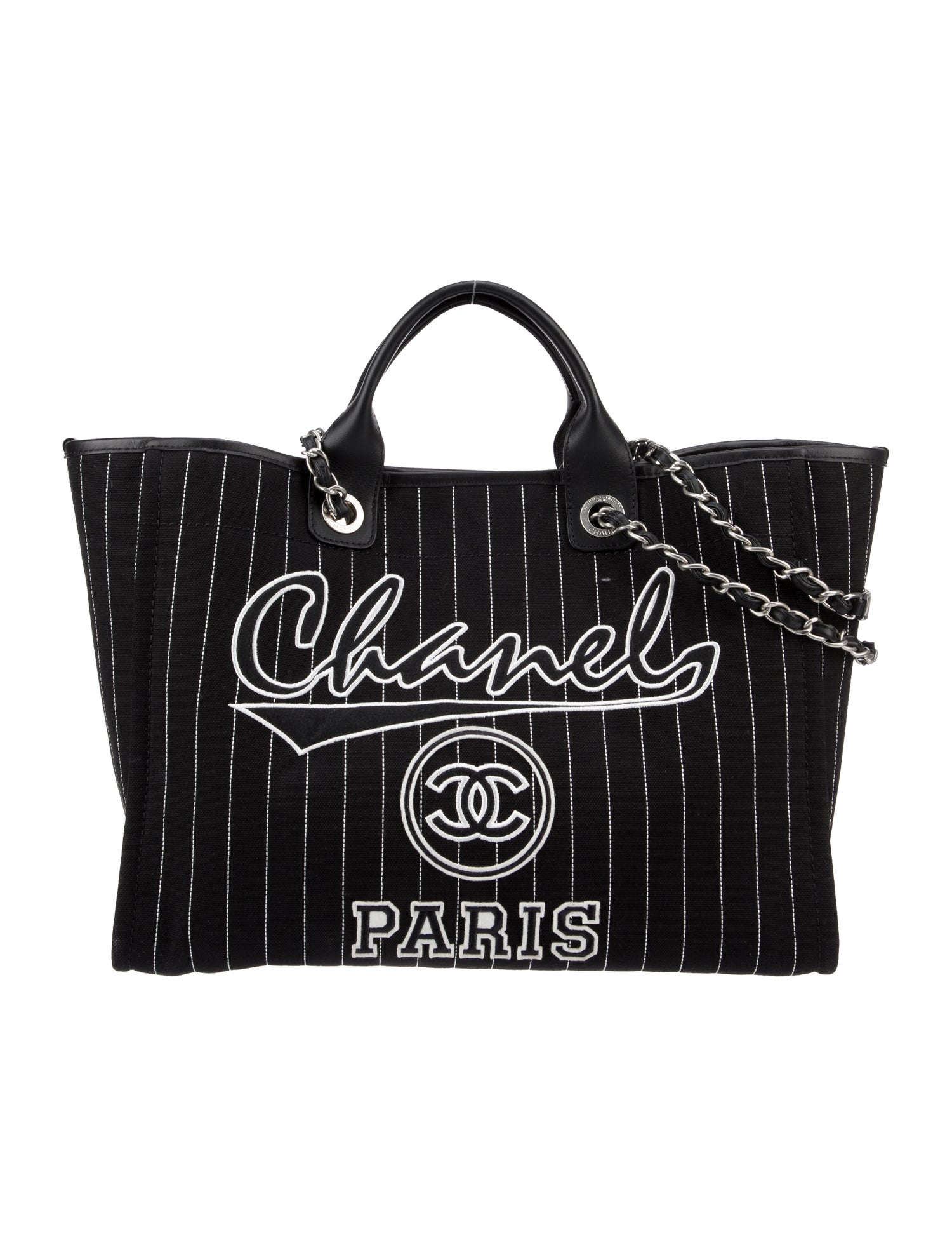 Chanel deauville discount tote for sale