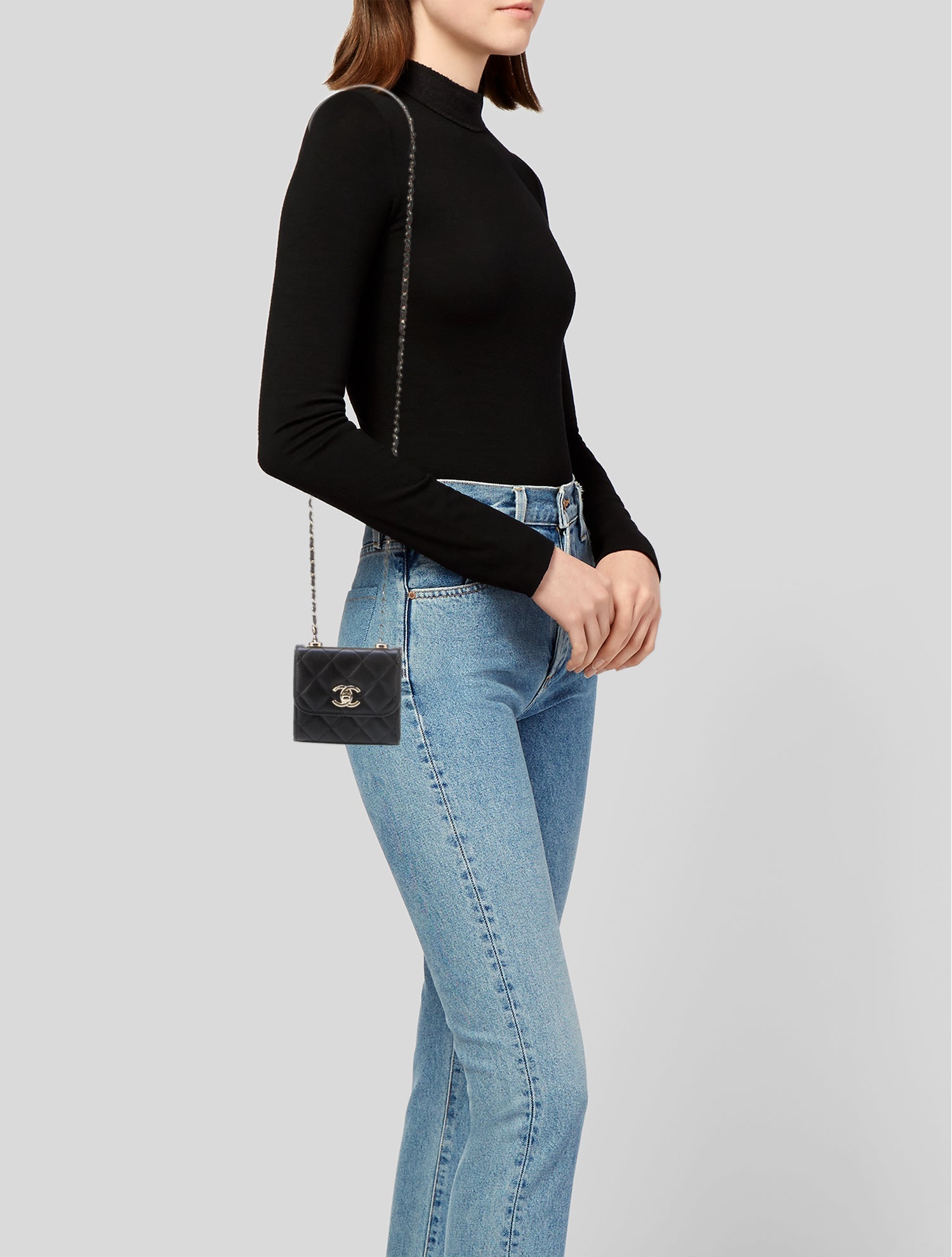 Chanel Trendy CC Micro Clutch w/ Chain