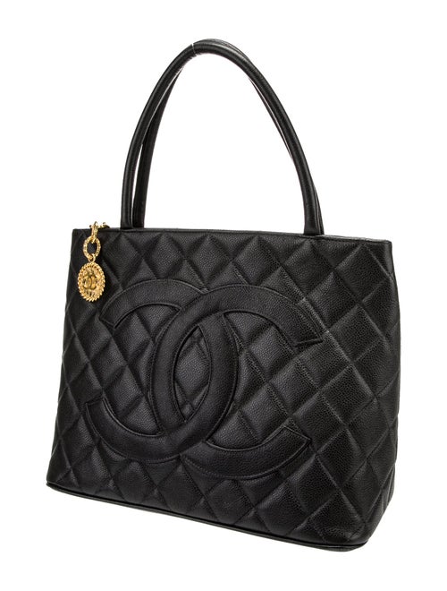 Chanel Caviar Medallion Tote