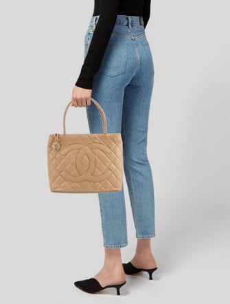 Chanel Caviar Medallion Tote