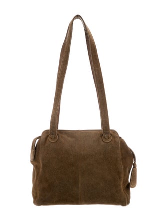 Chanel Suede CC Shoulder Bag