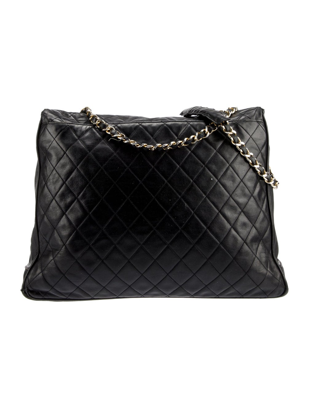 Chanel XL Quilted Flap Bag Shoulder Bags, Handbags The RealReal