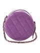 Chanel Patent Round Clutch w/ Chain