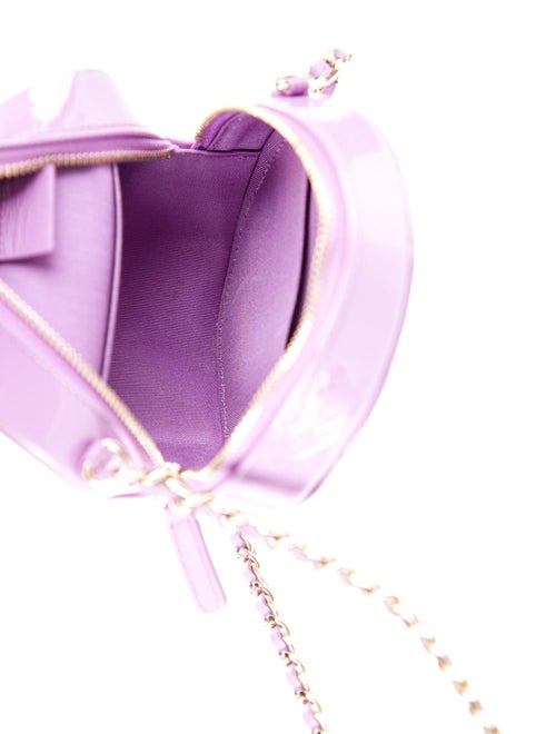Chanel Patent Round Clutch w/ Chain