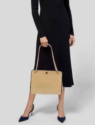 Chanel Quilted CC Shoulder Bag