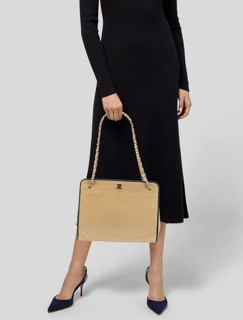 Chanel Quilted CC Shoulder Bag