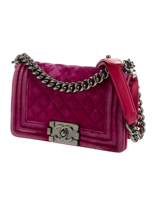 Chanel Velvet Small Boy Bag
