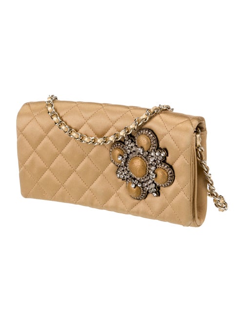 Chanel Embellished Satin Evening Bag