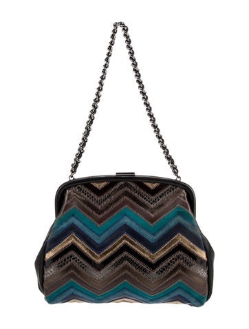 Chanel Handle Bags Chevron Frame Bag