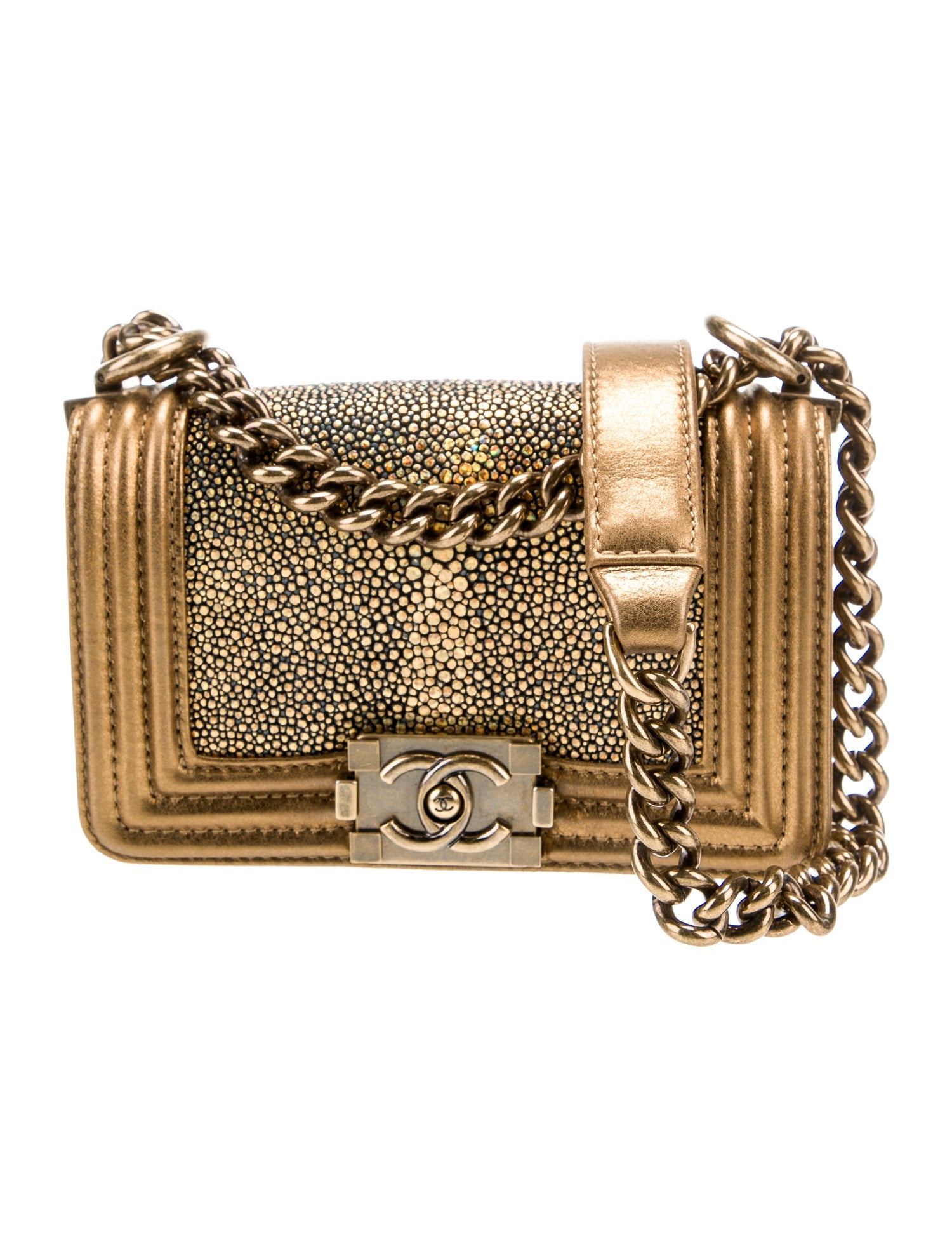 Chanel Mini Galuchat Boy Bag