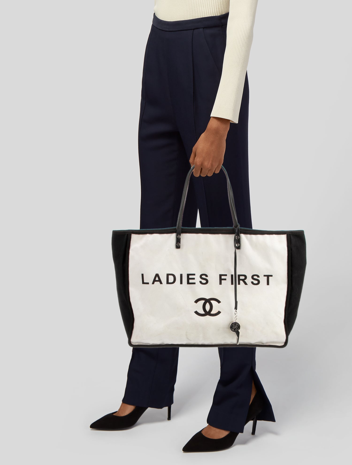 Chanel Let's Demonstrate Whistle Tote Black Totes, Handbags