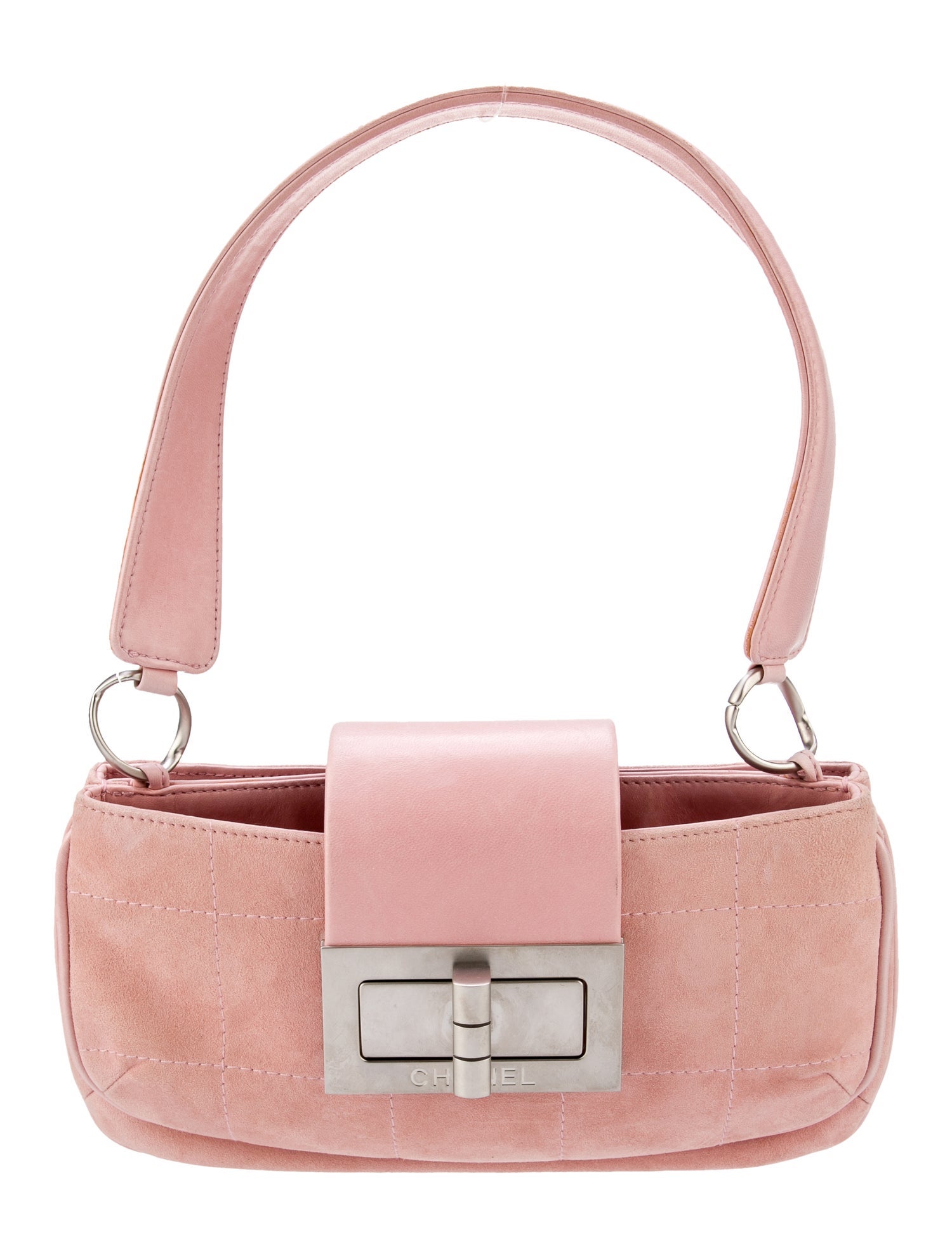 Chanel Giant Reissue Square Quilt Shoulder Bag Pink Shoulder Bags