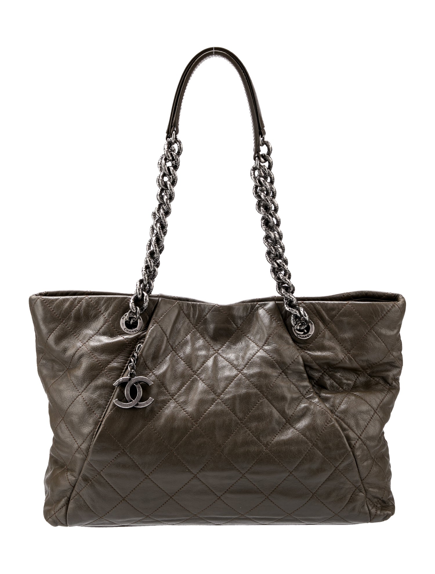 Chanel Coco Pleats Tote - Green Totes, Handbags - CHA1040989 | The RealReal