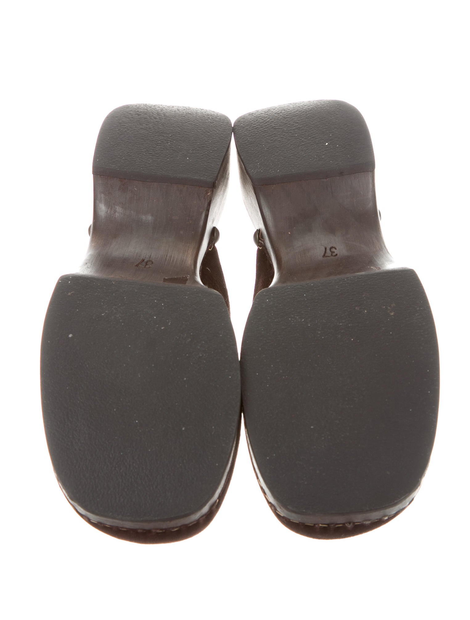 Chanel Suede Mule Clogs Shoes CHA104139 The RealReal