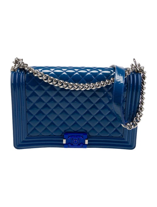 Chanel Large Patent Boy Bag