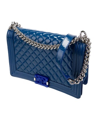 Chanel Large Patent Boy Bag
