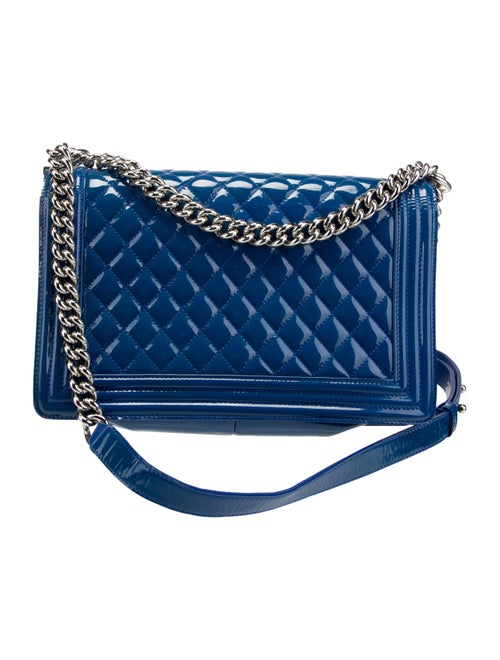 Chanel Large Patent Boy Bag