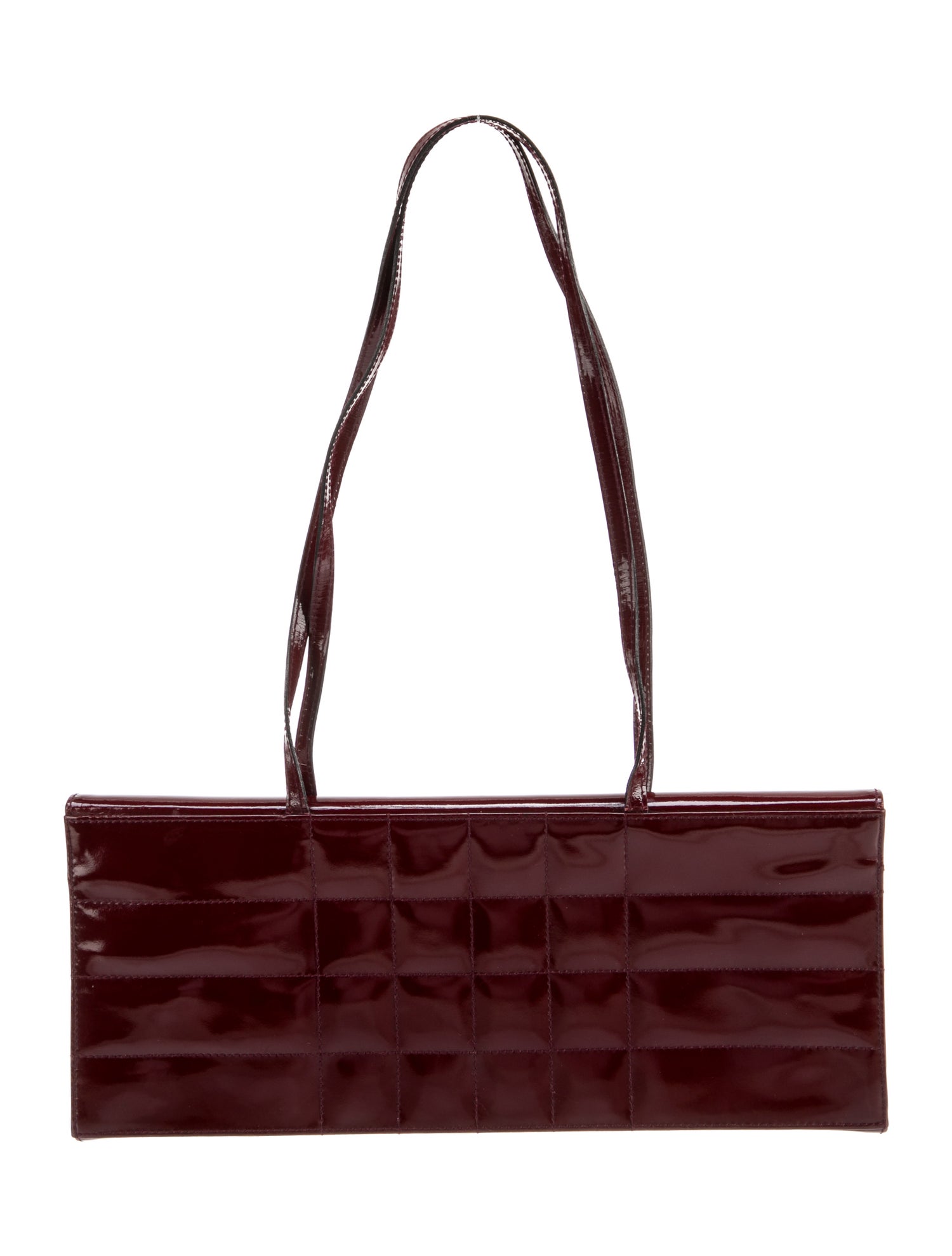 Chanel Patent Square Quilt Shoulder Bag