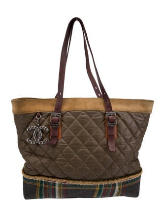 Chanel Paris-Edinburgh Quilted Tote