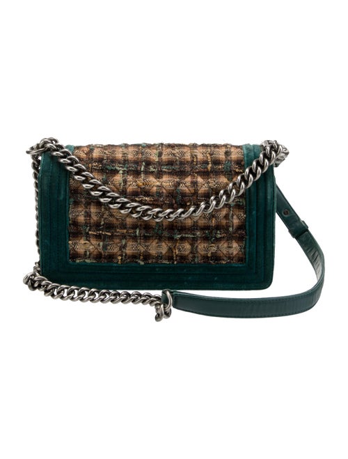 Chanel Paris-Edinburgh Medium Tweed Boy Bag
