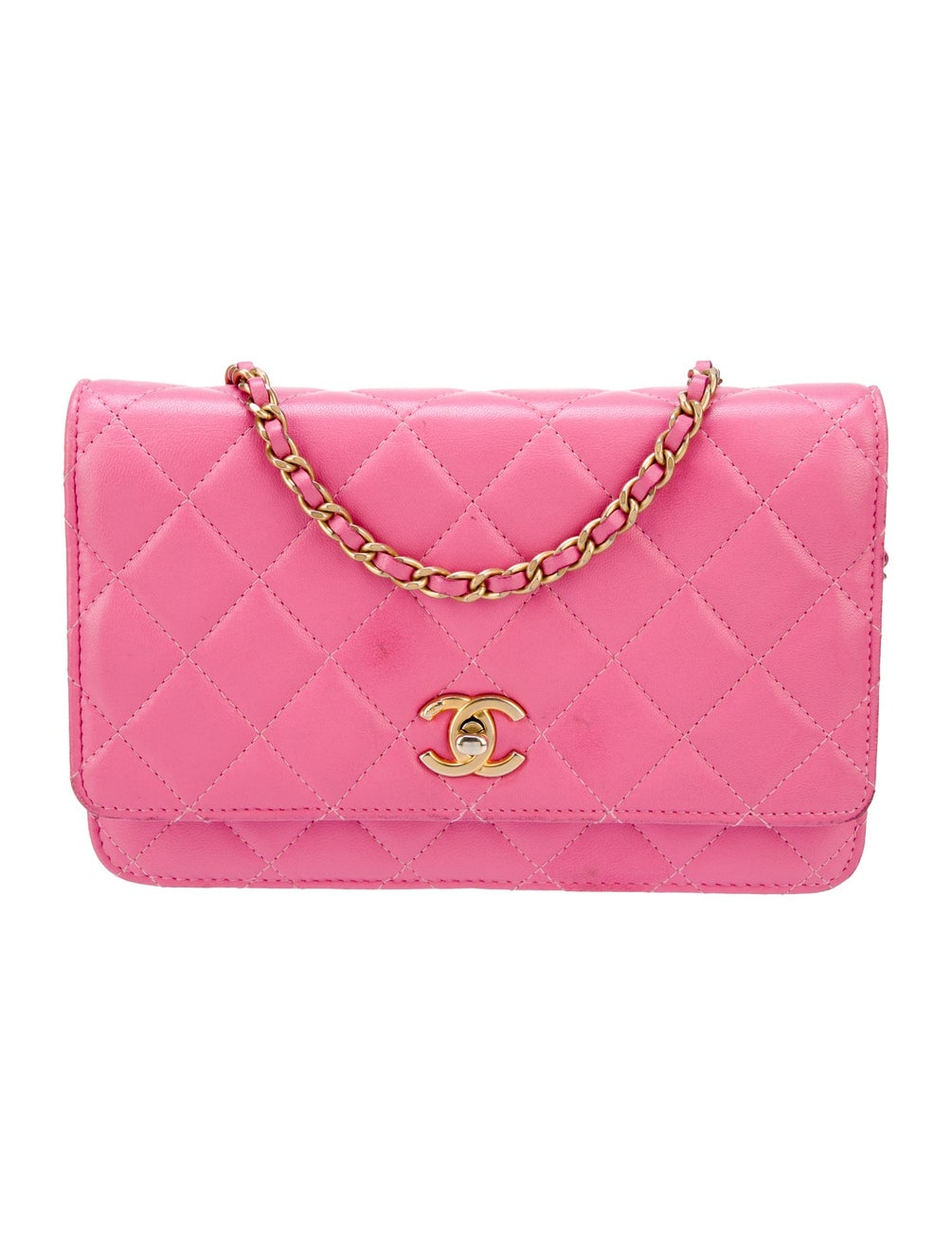 Chanel Pearl Crush Wallet On Chain Pink Crossbody Bags, Handbags CHA1044908 The RealReal