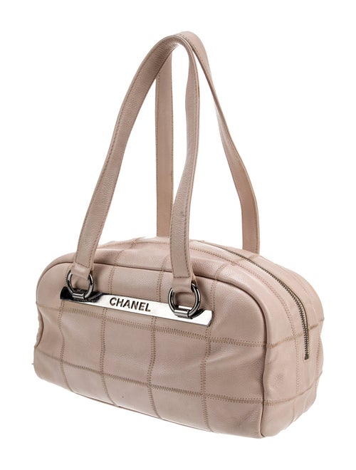 Chanel Square Quilt LAX Bowler Bag