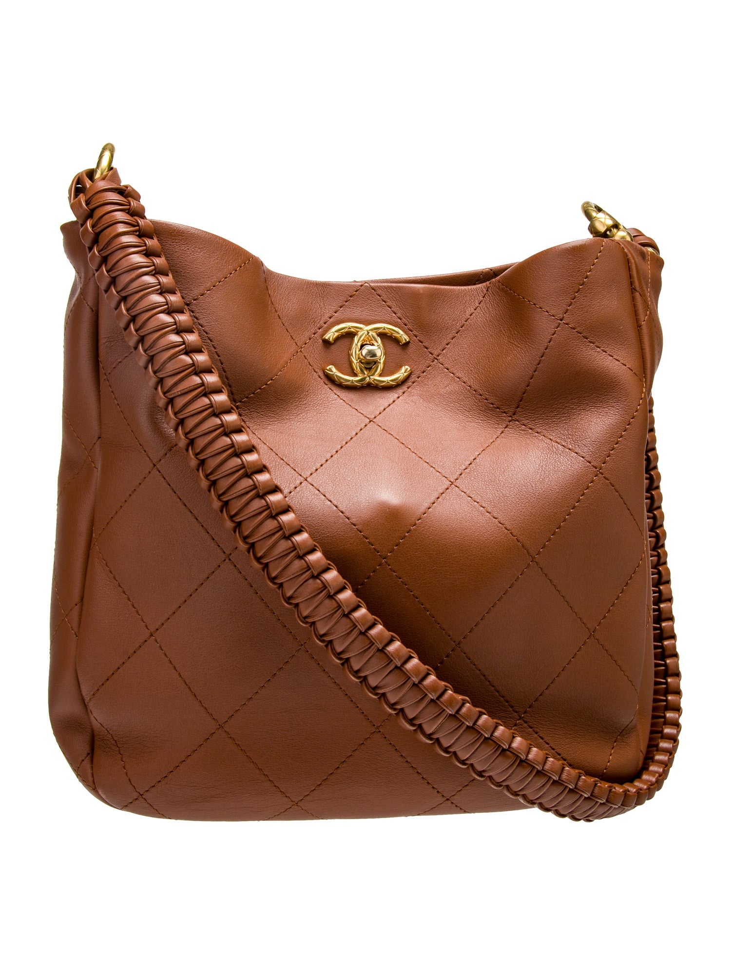 Chanel Braided Handle Chain Hobo