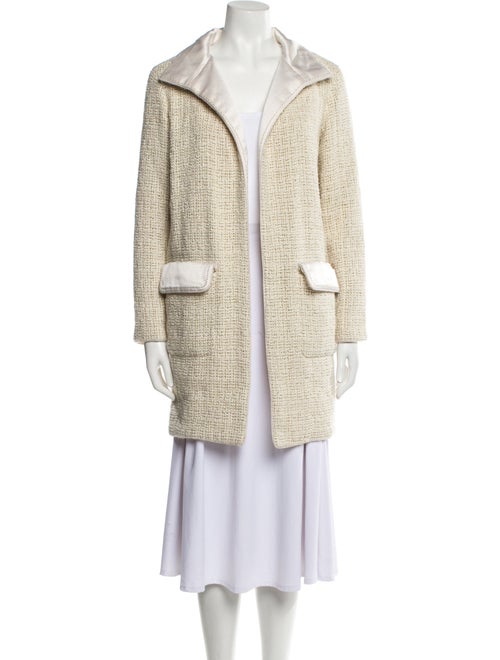 Chanel 2012 Tweed Pattern Faux Fur Coat
