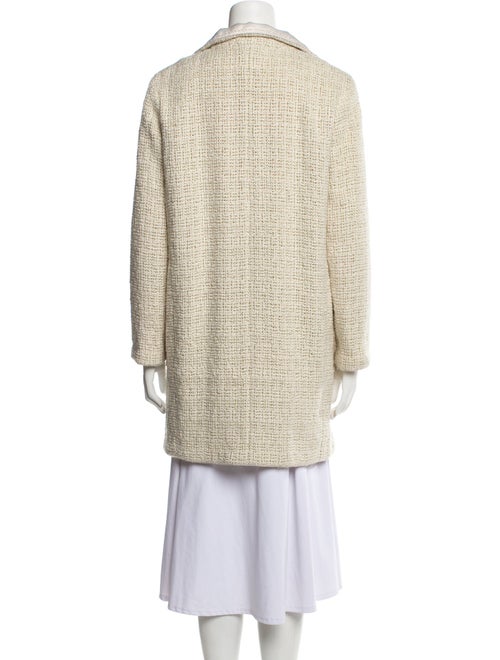 Chanel 2012 Tweed Pattern Faux Fur Coat