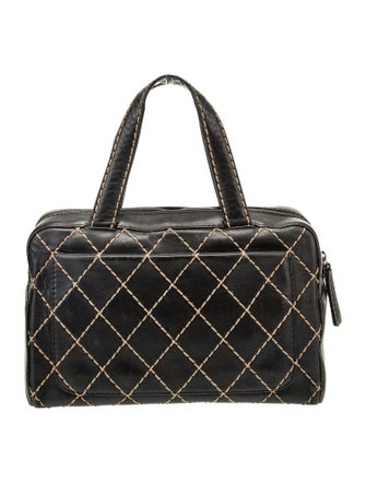 Chanel Quilted Surpique Handle Bag