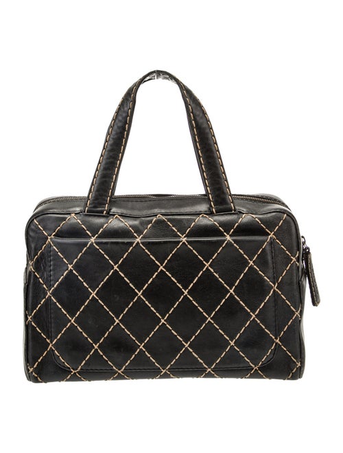 Chanel Quilted Surpique Handle Bag