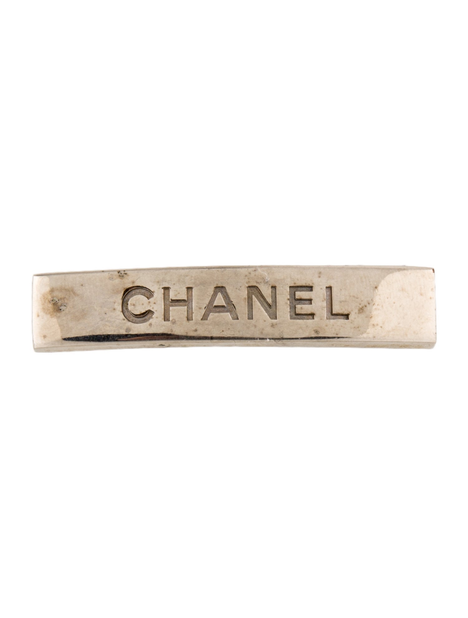 Chanel Metal Logo Hair Clip