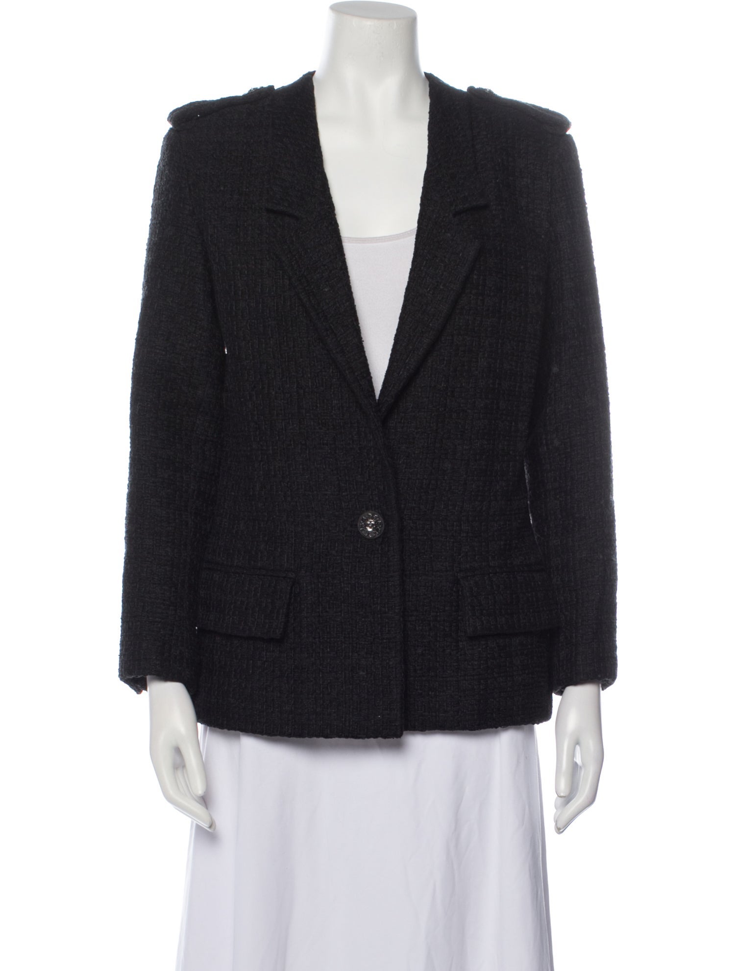 Chanel 2016 Blazer Black Jackets, Clothing CHA1056840 The RealReal