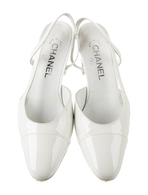 Chanel Patent Leather Slingback Pumps