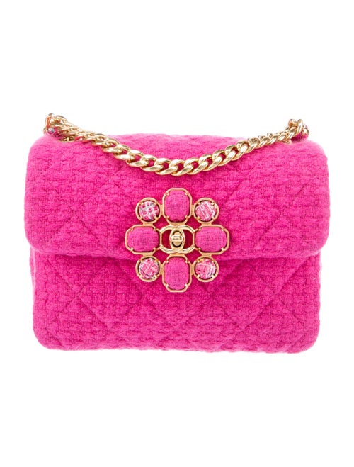 Chanel 2022 Mini Tweed Flap Bag