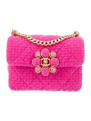 Chanel Crossbody Bags 2022 Mini Tweed Flap Bag