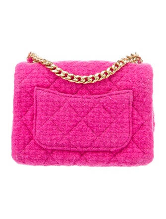 Chanel 2022 Mini Tweed Flap Bag