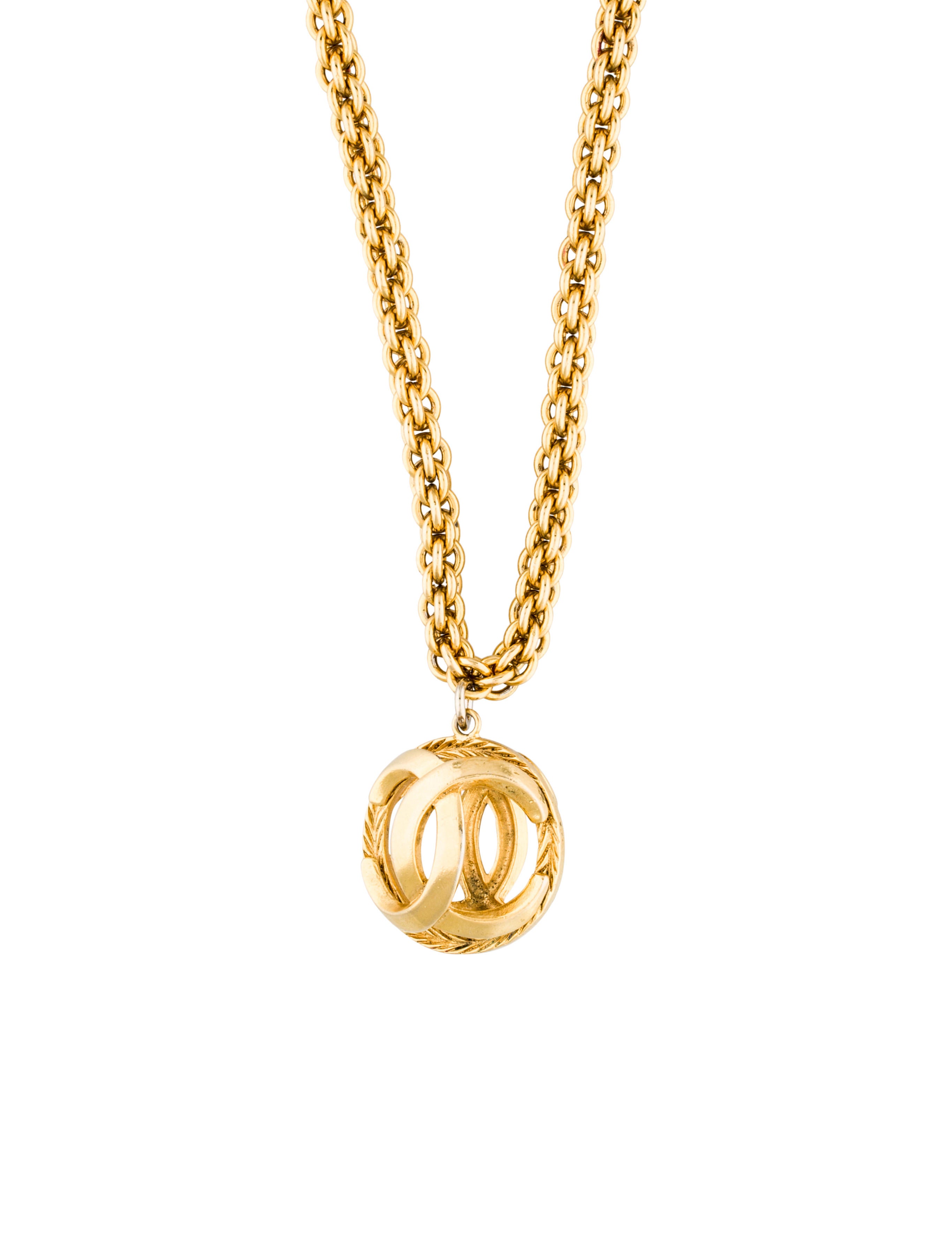 Chanel CC Ball Pendant Necklace Necklaces CHA106703 The RealReal