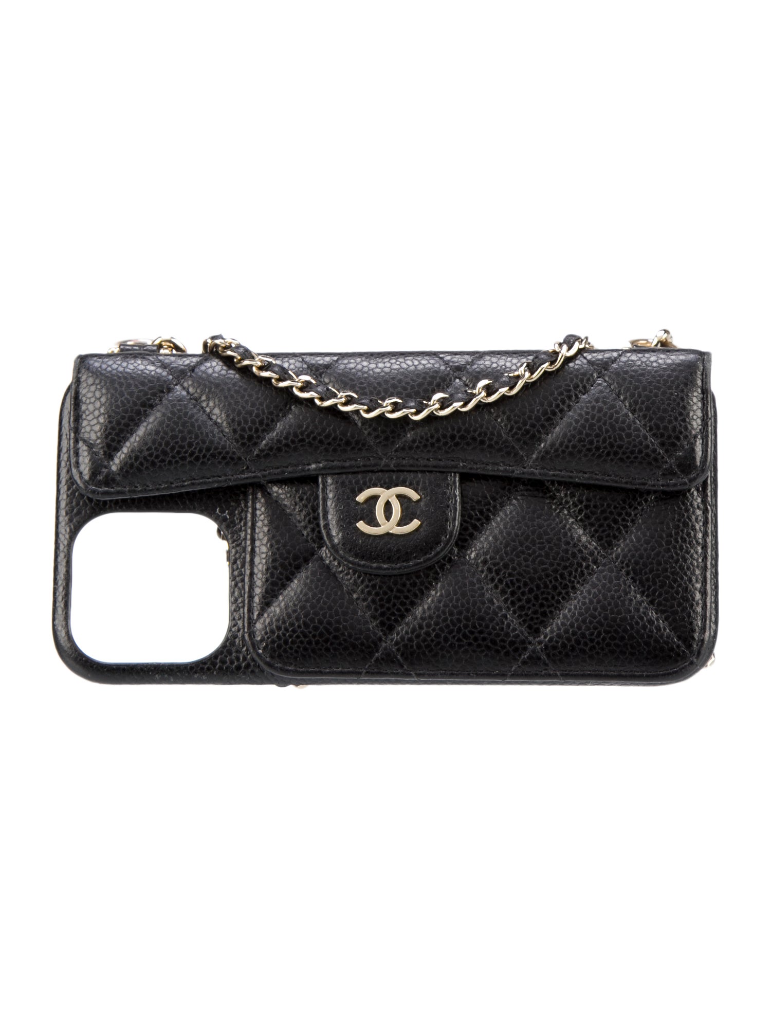 Chanel iPhone 14 Pro Max Case - Black Technology